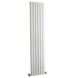 Bilbao White Double Panel Designer Radiator (1800 x 354mm) Large Image