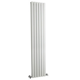Bilbao White Double Panel Designer Radiator (1800 x 354mm) Large Image