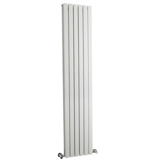 Bilbao White Double Panel Designer Radiator (1800 x 354mm) Large Image