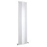 Bilbao White Double Panel Designer Radiator with Mirror (1800 x 381mm)