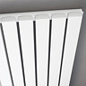 Bilbao White Single Panel Designer Radiator (1500 x 354mm) Profile Large Image