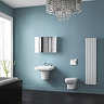 Bilbao White Single Panel Designer Radiator (1800 x 354mm) Feature Large Image