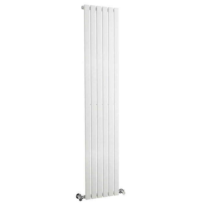 Bilbao White Single Panel Designer Radiator (1800 x 354mm) Large Image