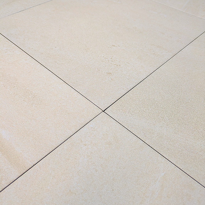 Biscay Beige Stone Effect Floor Tiles - 333 x 333mm