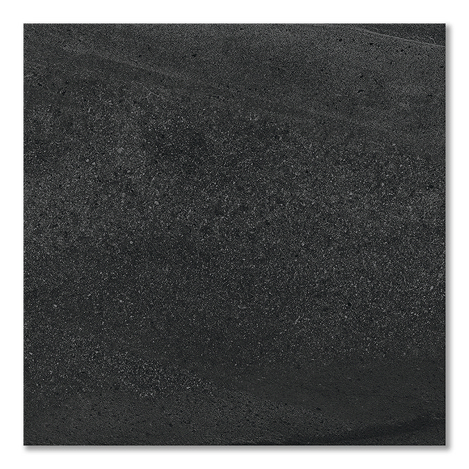 Biscay Black Stone Effect Floor Tiles - 333 x 333mm