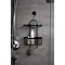 Black 2-Tier Hanging Shower Caddy  Standard Large Image