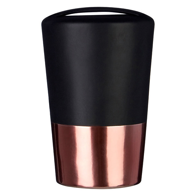 Black Alpha Toothbrush Holder Large Image