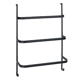 Black Hanging Towel Rack Large Image