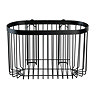 Black Large Wire Shower Basket  Profile Large Image