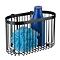 Black Large Wire Shower Basket Feature Large Image