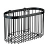 Black Large Wire Shower Basket Large Image
