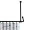 Black Shower Curtain Rail Support Arm Large Image