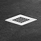 Imperia 1200 x 900mm Black Slate Effect Rectangular Shower Tray + Chrome Waste Feature Large Image