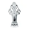Black Traditional 1680 x 720 Luxury Freestanding Slipper Bath with Chrome Lion Feet Feature Large Image