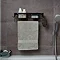 Black Wire Shower Caddy Shelf  Feature Large Image