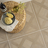 Blessington Birch Parquet Woven Wood Effect Wall & Floor Tiles - 600 x 600mm