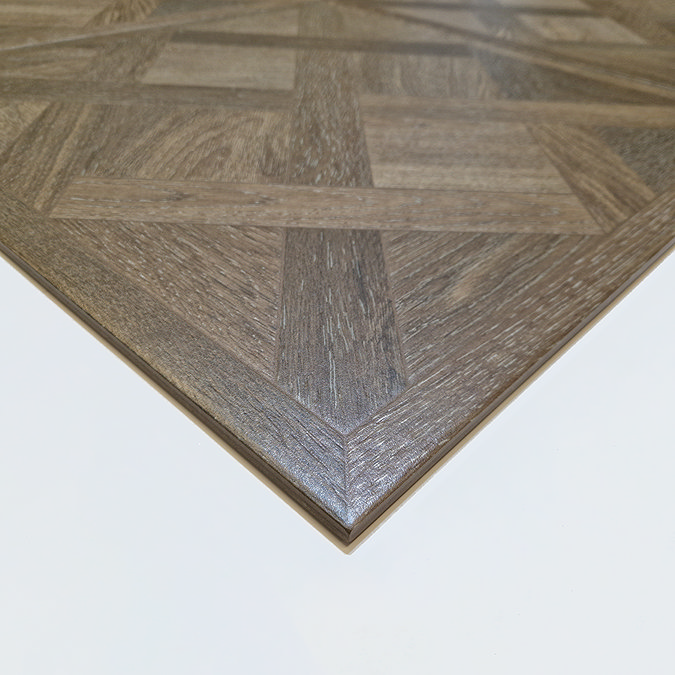 Blessington Walnut Parquet Woven Wood Effect Wall & Floor Tiles - 600 x 600mm