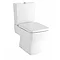 Bliss 4 Piece Bathroom Suite - CC Toilet & 1TH Basin with Pedestal - 2 x Basin Size and Seat Options