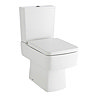 Bliss Close Coupled Square Toilet + Soft Close Seat