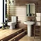 Bliss Close Coupled Square Toilet Inc. Standard or Soft Close Seat Option Feature Large Image