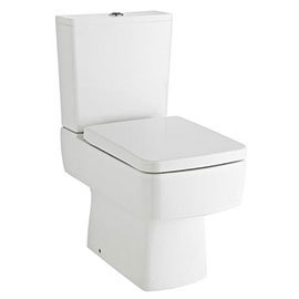 Bliss Close Coupled Square Toilet Inc. Standard or Soft Close Seat Option Medium Image