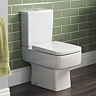 Bliss Close Coupled Square Toilet + Soft Close Seat