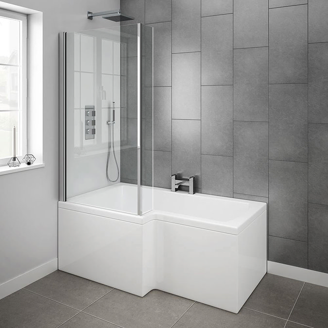 Bliss L-Shaped 1500 Complete Bathroom Package | Victorian Plumbing UK