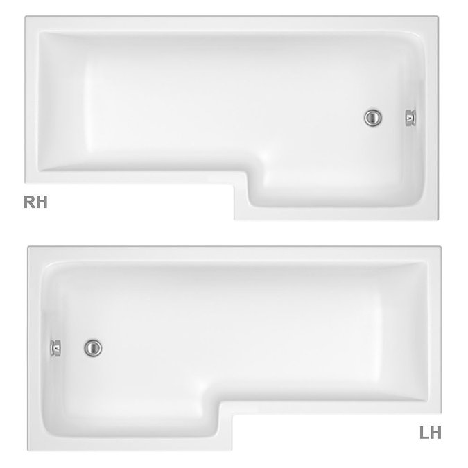 Bliss L-Shaped 1600 Complete Bathroom Package  additional Large Image