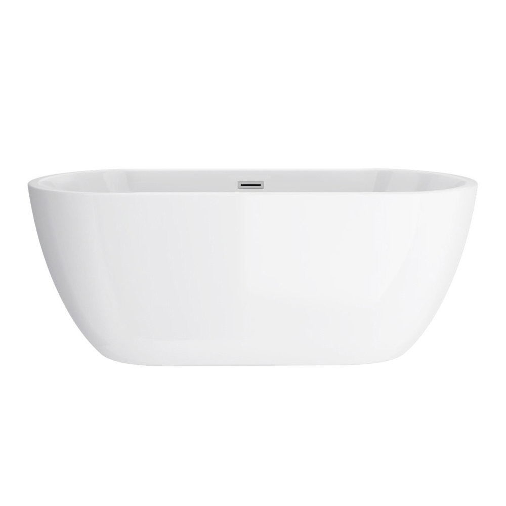 Bliss Modern Double Ended Curved Freestanding Bath Suite at Victorian