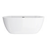 Bliss Modern Double Ended Curved Freestanding Bath Suite - 2 Basin Size Options  Standard Large Imag