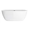 Bliss Modern Double Ended Curved Freestanding Bath Suite - 2 Basin Size Options Standard Large Imag