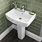 Bliss Modern Double Ended Curved Freestanding Bath Suite - 2 Basin Size Options  Newest Large Image