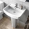 Bliss Modern Slipper Freestanding Bath Suite - 2 Basin Size Options  Newest Large Image