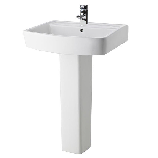 Bliss Modern Slipper Freestanding Bath Suite - 2 Basin Size Options Standard Large Image