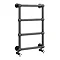 Bloomsbury Black Nickel 498 x 748mm Wall Mounted Towel Rail Profile Large Image