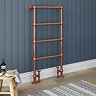 Bloomsbury Copper 598 x 1194mm Floor Mounted Towel Rail Large Image