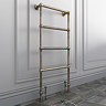 Bloomsbury Old English Brass 498 x 1194mm Floor Mounted Towel Rail