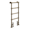 Bloomsbury Old English Brass 498 x 1194mm Floor Mounted Towel Rail