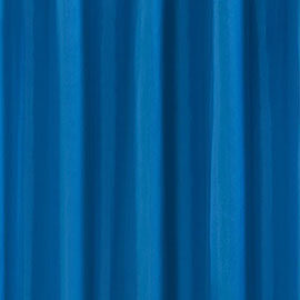 Blue H1800 x W1800mm Polyester Shower Curtain Medium Image