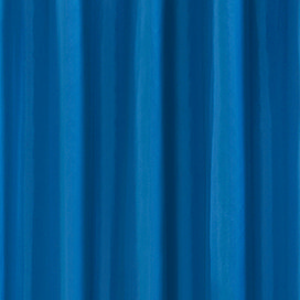 Blue H1800 x W1800mm Polyester Shower Curtain Large Image