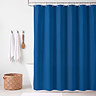 Blue Polyester Shower Curtain 1800mm x 1800mm