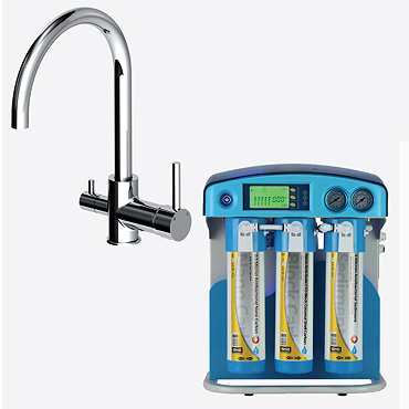 BMB NOVA Pro with Premium 3-Way Drinking Water Kitchen Tap (Reverse Osmosis + Biocera Alkaline Antioxidant Water Filter System)