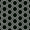 Bolano Hexagon Black Marble Effect Tiles - 220 x 250mm