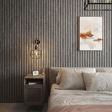 Bolzano Concrete Effect Acoustic Wall Panel 2400 x 572mm