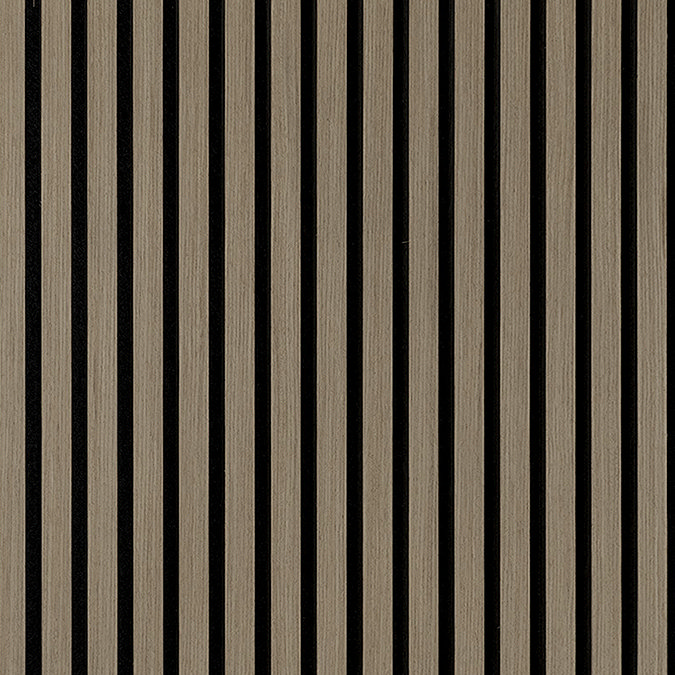 Bolzano English Oak Slatted Wood Effect Acoustic Panel 2400 x 600mm