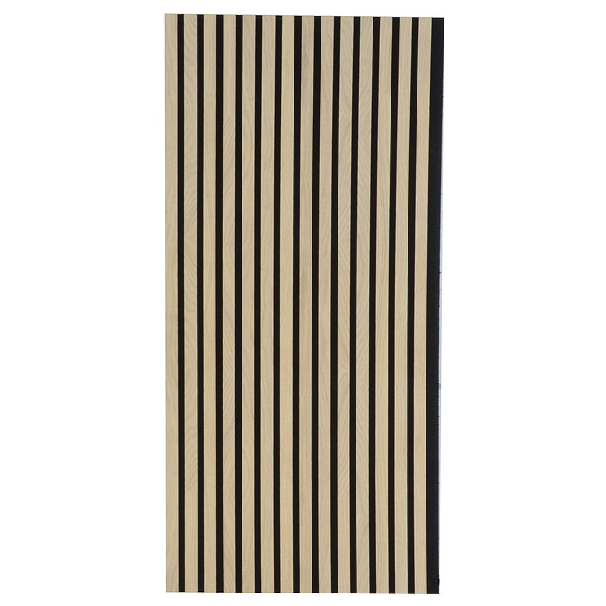 Bolzano Light Oak Slatted Wood Effect Acoustic Wall Panel