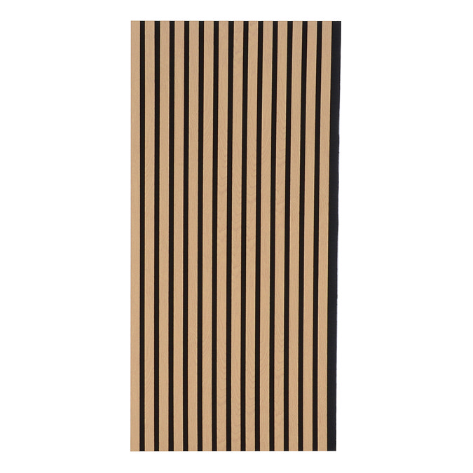 Bolzano Natural Oak Slatted Wood Effect Acoustic Wall Panel