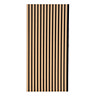 Bolzano Natural Oak Slatted Wood Effect Acoustic Wall Panel