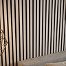 Bolzano Silver Birch Slatted Wood Effect Acoustic Wall Panel 2400 x 572mm