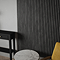 Bolzano Smoked Oak Slatted Wood Effect Acoustic Wall Panel 2400 x 572mm